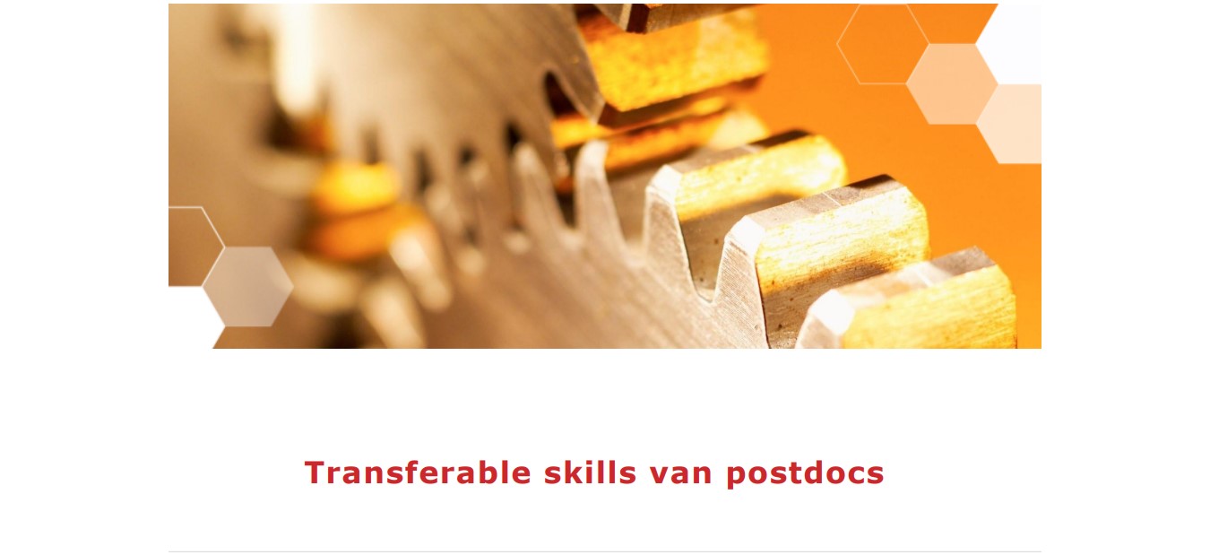 Transferable skills voor postdocs van belang voor de verdere carrière