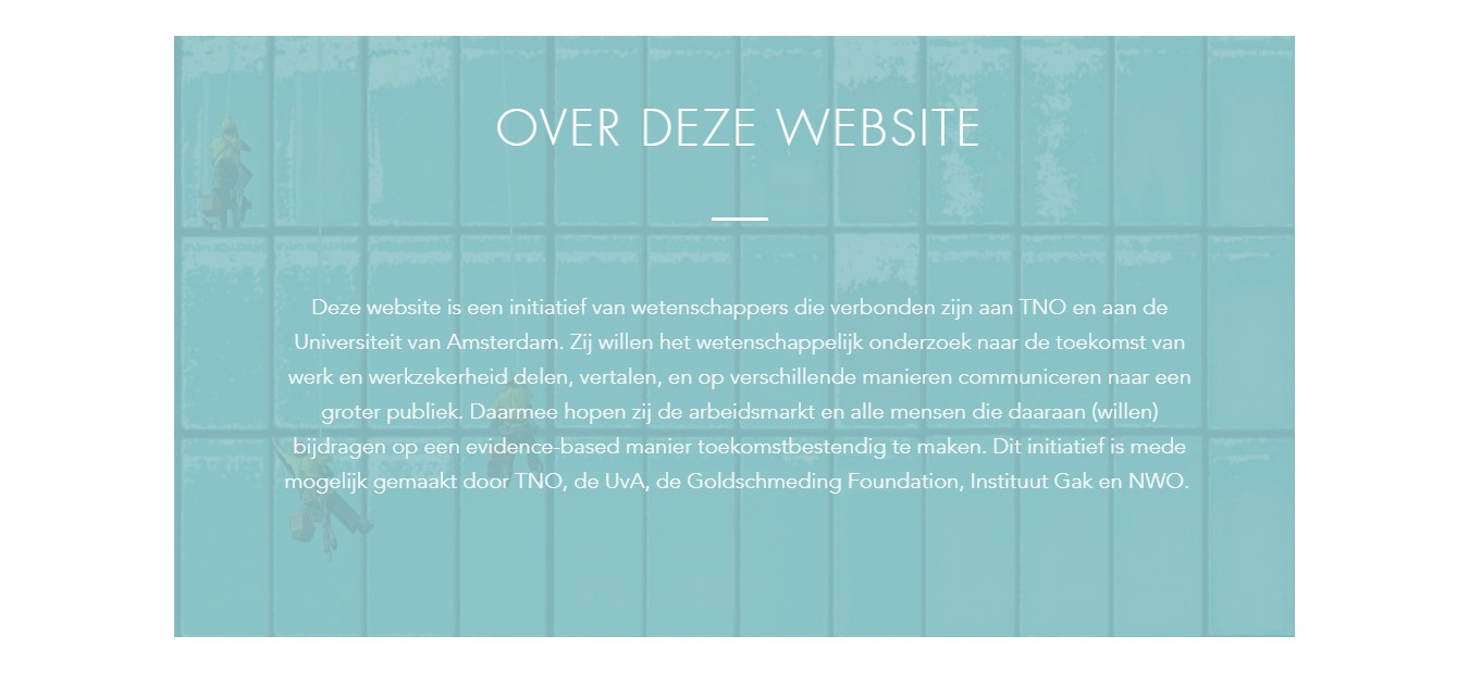 Expertisecentrum ‘De toekomst van werk en werkzekerheid’